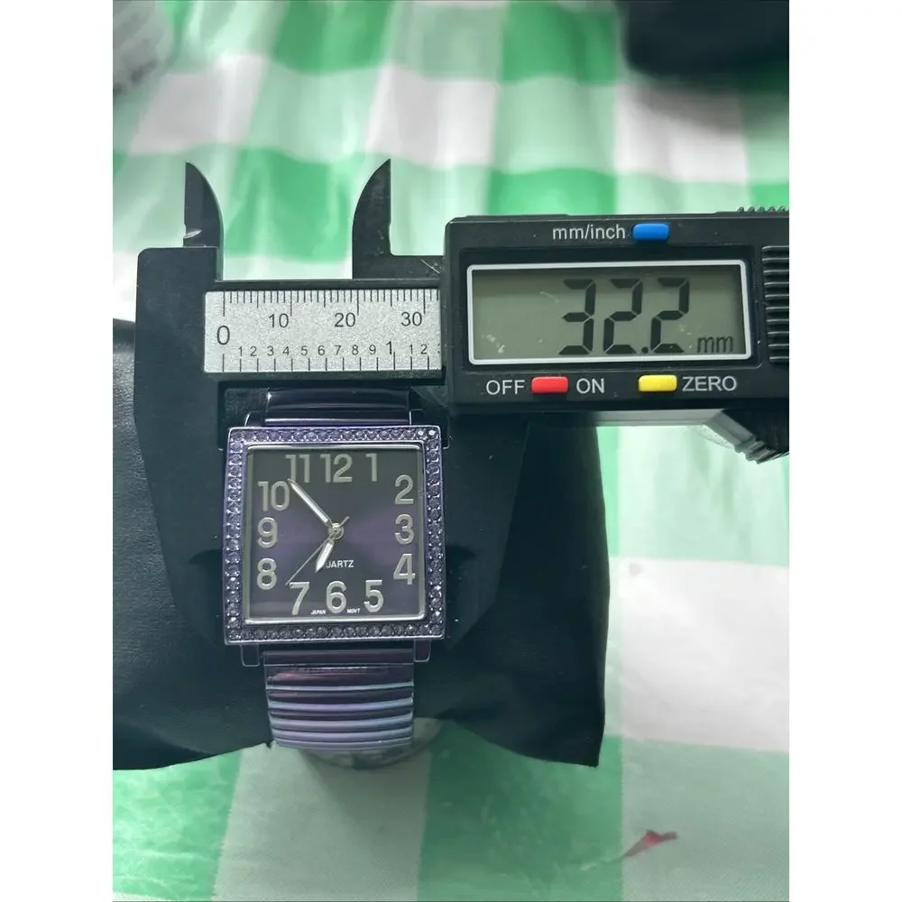 Women’s All Purple Stretch Band Quartz Watch